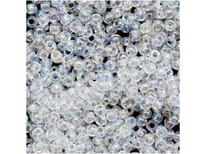 TOHO Bead Round 11/0 Full Gloss Iridescent Crystal AB, 2.5-Inch Tube TOHO Bead Round 11/0 Full Gloss Iridescent Crystal AB, 2.5-Inch Tube
