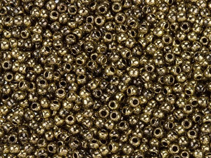 TOHO Bead Round 11/0 Gilded Black Marbled, 2.5-Inch Tube TOHO Bead Round 11/0 Gilded Black Marbled, 2.5-Inch Tube