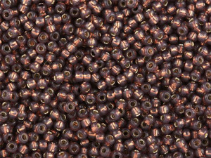 TOHO Bead Round 11/0 Gilt-Lined Mauve, 2.5-Inch Tube TOHO Bead Round 11/0 Gilt-Lined Mauve, 2.5-Inch Tube