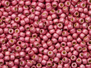 TOHO Bead Round 11/0 Matte Galvanized Pink Lilac PermaFinish 2.5-Inch Tube TOHO Bead Round 11/0 Matte Galvanized Pink Lilac PermaFinish 2.5-Inch Tube
