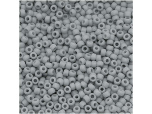 TOHO Bead Round 11/0 Matte Opaque Gray, 2.5-Inch Tube TOHO Bead Round 11/0 Matte Opaque Gray, 2.5-Inch Tube