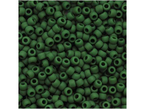 TOHO Bead Round 11/0 Matte Opaque Pine Green, 2.5-Inch Tube TOHO Bead Round 11/0 Matte Opaque Pine Green, 2.5-Inch Tube