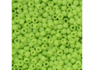 TOHO Bead Round 11/0 Matte Opaque Sour Apple, 2.5-Inch Tube TOHO Bead Round 11/0 Matte Opaque Sour Apple, 2.5-Inch Tube
