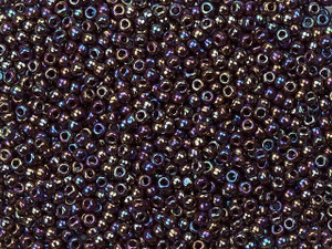 TOHO Bead Round 11/0 Metallic Plum/Magenta AB, 2.5-Inch Tube TOHO Bead Round 11/0 Metallic Plum/Magenta AB, 2.5-Inch Tube