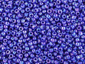 TOHO Bead Round 11/0 Opaque-Rainbow Cobalt AB, 2.5-Inch Tube TOHO Bead Round 11/0 Opaque-Rainbow Cobalt AB, 2.5-Inch Tube