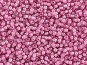 TOHO Bead Round 11/0 Pink Lined Pink, 2.5-Inch Tube TOHO Bead Round 11/0 Pink Lined Pink, 2.5-Inch Tube