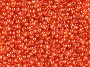 TOHO Bead Round 11/0 Red Lined Topaz, 2.5-Inch Tube TOHO Bead Round 11/0 Red Lined Topaz, 2.5-Inch Tube