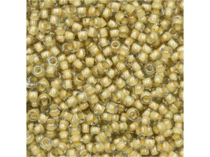 TOHO Bead Round 11/0 Sand Lined Crystal, 2.5-Inch Tube