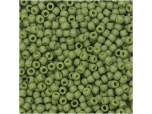 TOHO Bead Round 11/0 Semi-Glazed Honeydew 2.5-Inch Tube TOHO Bead Round 11/0 Semi-Glazed Honeydew 2.5-Inch Tube