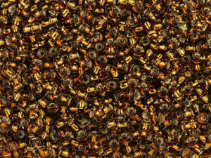 TOHO Bead Round 11/0 Silver-Lined Golden Amber, 2.5-Inch Tube TOHO Bead Round 11/0 Silver-Lined Golden Amber, 2.5-Inch Tube