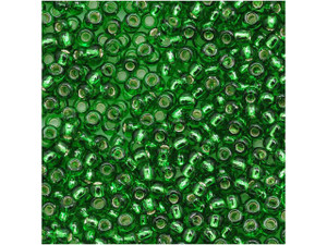 TOHO Bead Round 11/0 Silver-Lined Grass Green, 2.5-Inch Tube TOHO Bead Round 11/0 Silver-Lined Grass Green, 2.5-Inch Tube