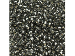 TOHO Bead Round 11/0 Silver-Lined Gray 2.5-Inch Tube TOHO Bead Round 11/0 Silver-Lined Gray 2.5-Inch Tube