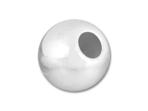 8mm Sterling Silver Seamless Round Large Hole Bead