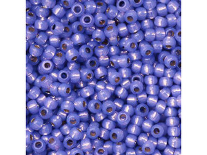 TOHO Bead Round 11/0 Silver-Lined Milky Sapphire PermaFinish 2.5-Inch Tube TOHO Bead Round 11/0 Silver-Lined Milky Sapphire PermaFinish 2.5-Inch Tube