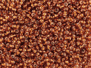 TOHO Bead Round 11/0 Silver-Lined Orange Amber, 2.5-Inch Tube TOHO Bead Round 11/0 Silver-Lined Orange Amber, 2.5-Inch Tube