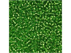 TOHO Bead Round 11/0 Silver-Lined Peridot, 2.5-Inch Tube TOHO Bead Round 11/0 Silver-Lined Peridot, 2.5-Inch Tube