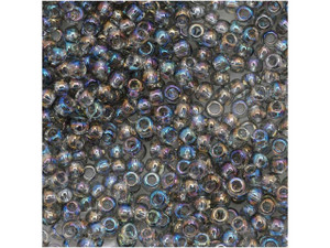 TOHO Bead Round 11/0 Trans-Rainbow Black Diamond AB, 2.5-Inch Tube TOHO Bead Round 11/0 Trans-Rainbow Black Diamond AB, 2.5-Inch Tube