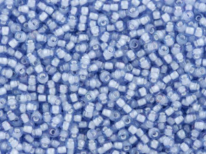 TOHO Bead Round 11/0 White Lined Light Sapphire, 2.5-Inch Tube TOHO Bead Round 11/0 White Lined Light Sapphire, 2.5-Inch Tube