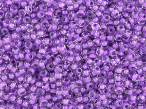 TOHO Bead Round 11/0 Wisteria Lined Crystal, 2.5-Inch Tube TOHO Bead Round 11/0 Wisteria Lined Crystal, 2.5-Inch Tube