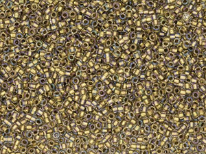 TOHO Bead Round 15/0 Antique Gold Lined Crystal 2.5-Inch Tube TOHO Bead Round 15/0 Antique Gold Lined Crystal 2.5-Inch Tube