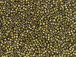TOHO Bead Round 15/0 Bronze Antique Gold 2.5-Inch Tube TOHO Bead Round 15/0 Bronze Antique Gold 2.5-Inch Tube