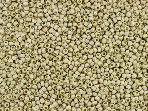 TOHO Bead Round 15/0 Galvanized Matte Aluminum PermaFinish 2.5-Inch Tube TOHO Bead Round 15/0 Galvanized Matte Aluminum PermaFinish 2.5-Inch Tube