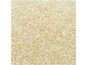 TOHO Bead Round 15/0 Light Ivory Ceylon 2.5-Inch Tube TOHO Bead Round 15/0 Light Ivory Ceylon 2.5-Inch Tube