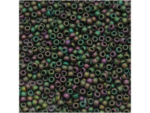 TOHO Bead Round 15/0 Matte Cassiopeia, 2.5-Inch Tube TOHO Bead Round 15/0 Matte Cassiopeia, 2.5-Inch Tube