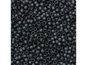 TOHO Bead Round 15/0 Matte Gun Metal 2.5-Inch Tube TOHO Bead Round 15/0 Matte Gun Metal 2.5-Inch Tube