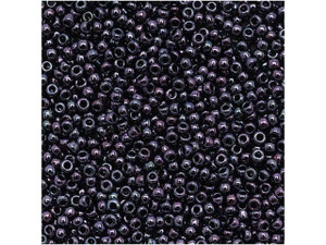 TOHO Bead Round 15/0 Metallic Amethyst Gun Metal, 2.5-Inch Tube TOHO Bead Round 15/0 Metallic Amethyst Gun Metal, 2.5-Inch Tube