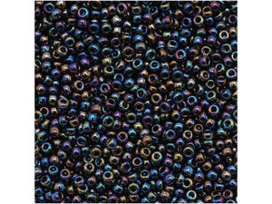 TOHO Bead Round 15/0 Metallic Dark Rainbow Iris, 2.5-Inch Tube TOHO Bead Round 15/0 Metallic Dark Rainbow Iris, 2.5-Inch Tube