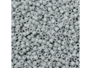 TOHO Bead Round 15/0 Opaque Gray, 2.5-Inch Tube TOHO Bead Round 15/0 Opaque Gray, 2.5-Inch Tube