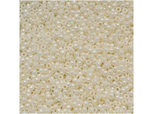 TOHO Bead Round 15/0 Opaque Navajo White Luster 2.5-Inch Tube TOHO Bead Round 15/0 Opaque Navajo White Luster 2.5-Inch Tube