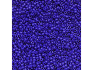 TOHO Bead Round 15/0 Opaque Royal Blue, 2.5-Inch Tube TOHO Bead Round 15/0 Opaque Royal Blue, 2.5-Inch Tube