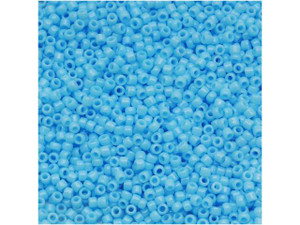TOHO Bead Round 15/0 Opaque Spring Sky Blue, 2.5-Inch Tube TOHO Bead Round 15/0 Opaque Spring Sky Blue, 2.5-Inch Tube