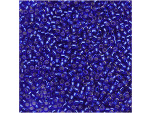 TOHO Bead Round 15/0 Silver-Lined Blue, 2.5-Inch Tube TOHO Bead Round 15/0 Silver-Lined Blue, 2.5-Inch Tube