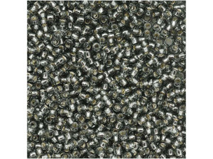 TOHO Bead Round 15/0 Silver-Lined Gray, 2.5-Inch Tube TOHO Bead Round 15/0 Silver-Lined Gray, 2.5-Inch Tube