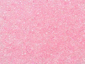 TOHO Bead Round 15/0 Transparent Ballerina Pink AB 2.5-Inch Tube TOHO Bead Round 15/0 Transparent Ballerina Pink AB 2.5-Inch Tube
