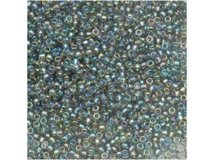 TOHO Bead Round 15/0 Transparent Black Diamond AB, 2.5-Inch Tube TOHO Bead Round 15/0 Transparent Black Diamond AB, 2.5-Inch Tube