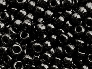TOHO Bead Round 3/0 Opaque Shiny Jet Black 2.5-Inch Tube TOHO Bead Round 3/0 Opaque Shiny Jet Black 2.5-Inch Tube