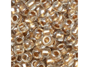 TOHO Bead Round 6/0 Bronze-Lined Crystal 2.5-Inch Tube TOHO Bead Round 6/0 Bronze-Lined Crystal 2.5-Inch Tube