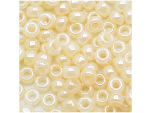 TOHO Bead Round 6/0 Light Ivory Ceylon 2.5-Inch Tube