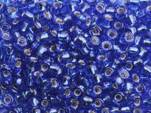 TOHO Bead Round 6/0 Silver-Lined Sapphire 2.5-Inch Tube TOHO Bead Round 6/0 Silver-Lined Sapphire 2.5-Inch Tube