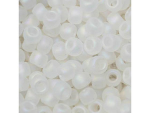 TOHO Bead Round 6/0 Transparent Frosted-Rainbow Crystal 2.5-Inch Tube TOHO Bead Round 6/0 Transparent Frosted-Rainbow Crystal 2.5-Inch Tube