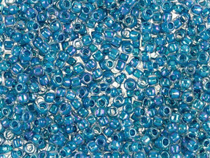 TOHO Bead Round 8/0 Capri-Lined Crystal Luster 2.5-Inch Tube TOHO Bead Round 8/0 Capri-Lined Crystal Luster 2.5-Inch Tube