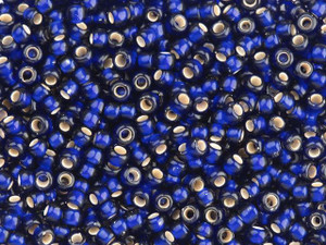 TOHO Bead Round 8/0 Frosted Silver-Lined Cobalt 2.5-Inch Tube TOHO Bead Round 8/0 Frosted Silver-Lined Cobalt 2.5-Inch Tube