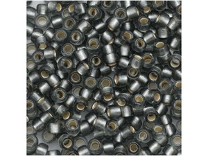 TOHO Bead Round 8/0 Frosted Silver-Lined Gray, 2.5-Inch Tube TOHO Bead Round 8/0 Frosted Silver-Lined Gray, 2.5-Inch Tube