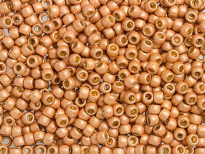 TOHO Bead Round 8/0 Matte Galvanized Rose Gold PermaFinish 2.5-Inch Tube TOHO Bead Round 8/0 Matte Galvanized Rose Gold PermaFinish 2.5-Inch Tube