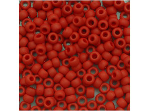 TOHO Bead Round 8/0 Matte Opaque Cherry, 2.5-Inch Tube TOHO Bead Round 8/0 Matte Opaque Cherry, 2.5-Inch Tube