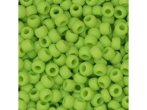 TOHO Bead Round 8/0 Matte Opaque Sour Apple 2.5-Inch Tube TOHO Bead Round 8/0 Matte Opaque Sour Apple 2.5-Inch Tube